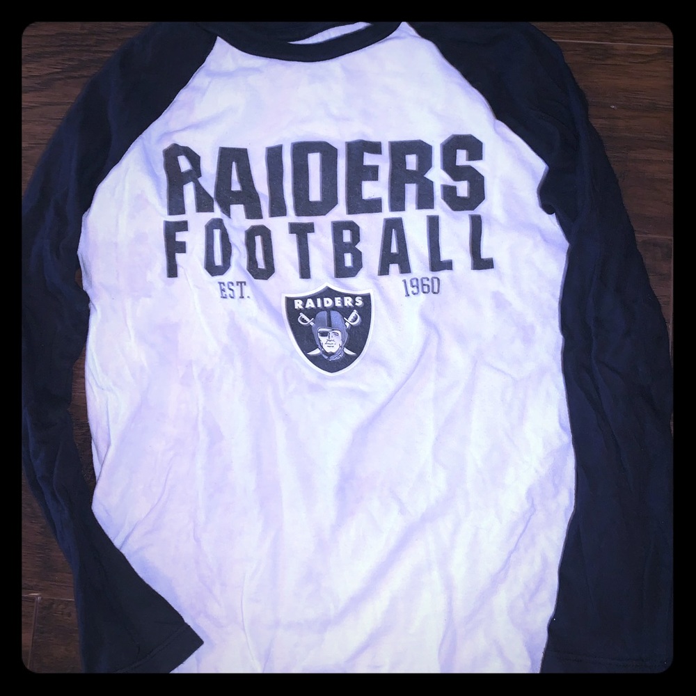 Boys NFL Oakland Raiders Long Sleeved shirt